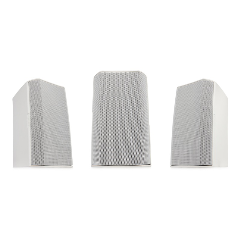 Q-SYS AD-S5TW 2 Way Speaker (Pair, White) – 5″