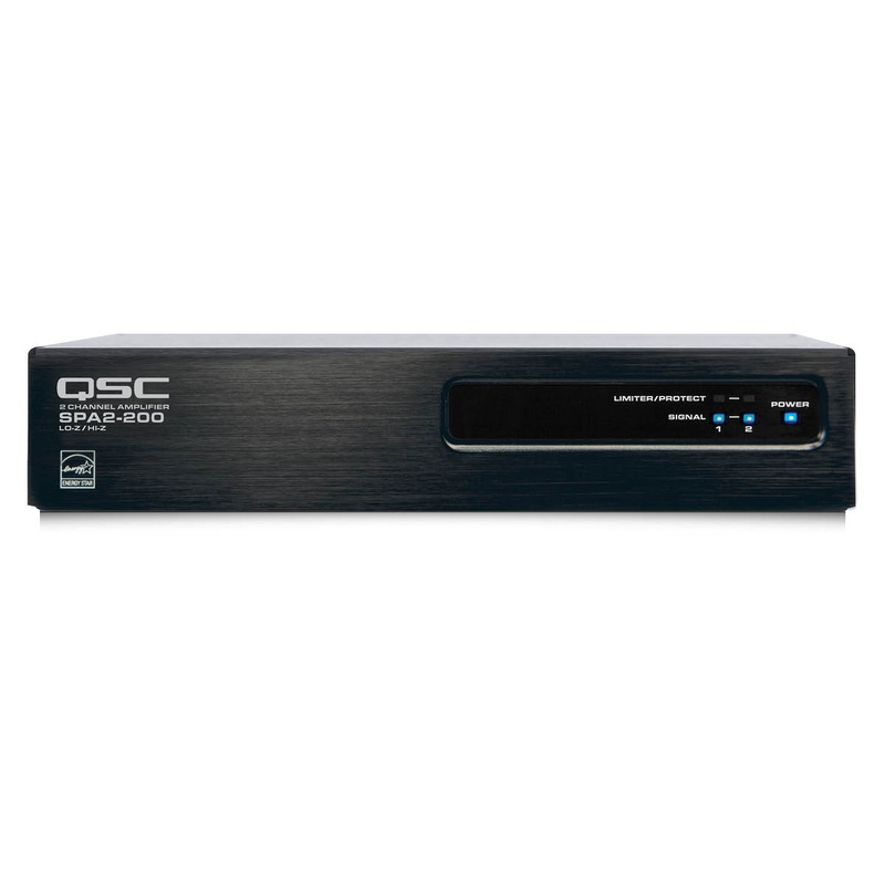 Q-SYS SPA2-200 2 Channel Power Amplifier – 200W