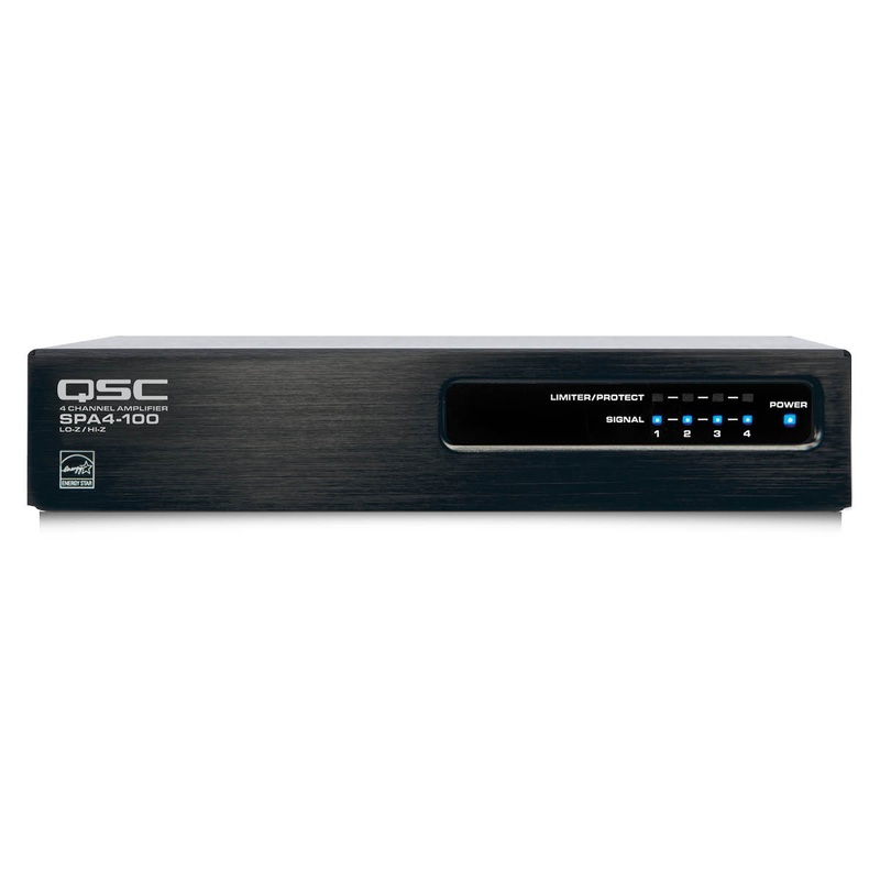 Q-SYS SPA4-100 4 Channel Power Amplifier – 100W