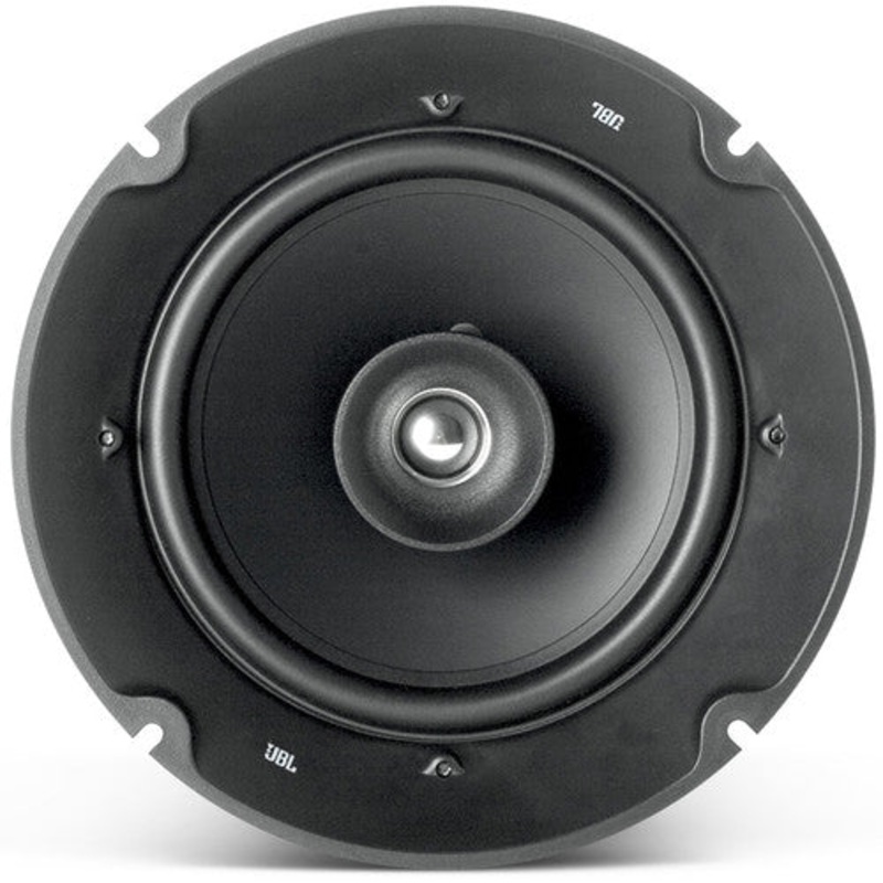 JBL CONTROL-26-DT Coaxial Ceiling Speaker Assembly with Transformer (Pair, Black) – 6.5″