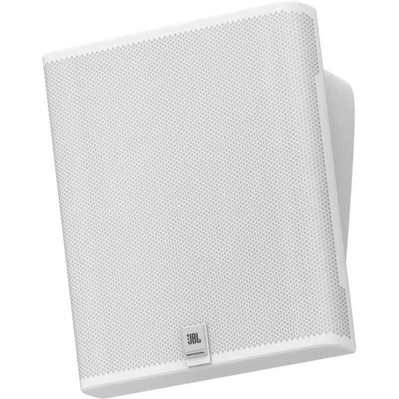 JBL SLP12/T-WH On-Wall Full-Range Loudspeaker (Pair, White) – 3″