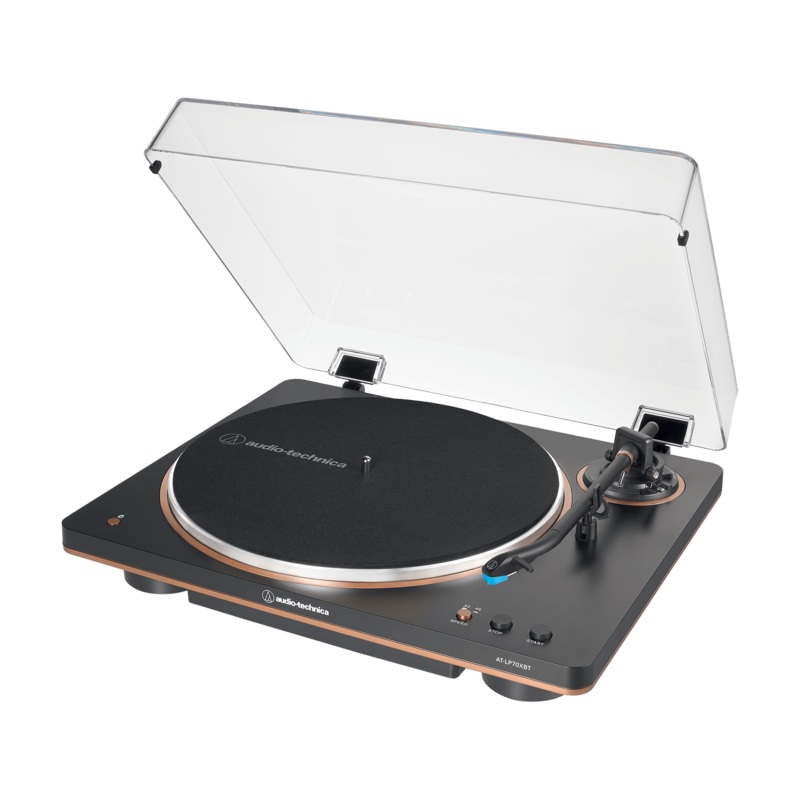 Audio-Technica AT-LP70XBT Fully Automatic Wireless Belt-Drive Turntable (Black/Bronze)
