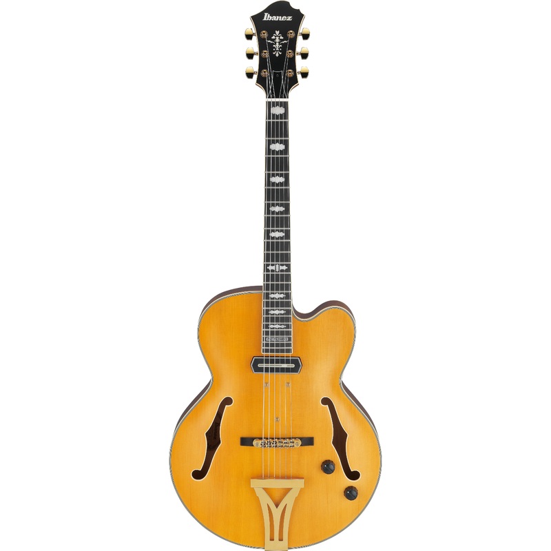 Ibanez PM3CNAL Pat Metheny Signature Hollow-Body Electric Guitar (Natural Amber Low Gloss)