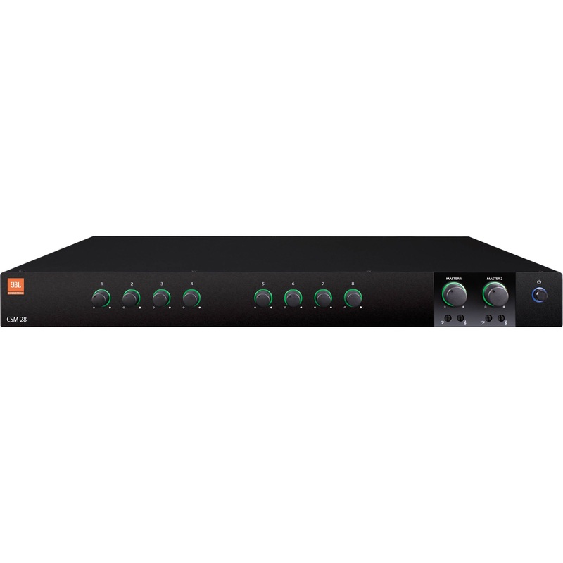 JBL CSM28 Eight Inputs/Two Outputs Commercial Series Mixer