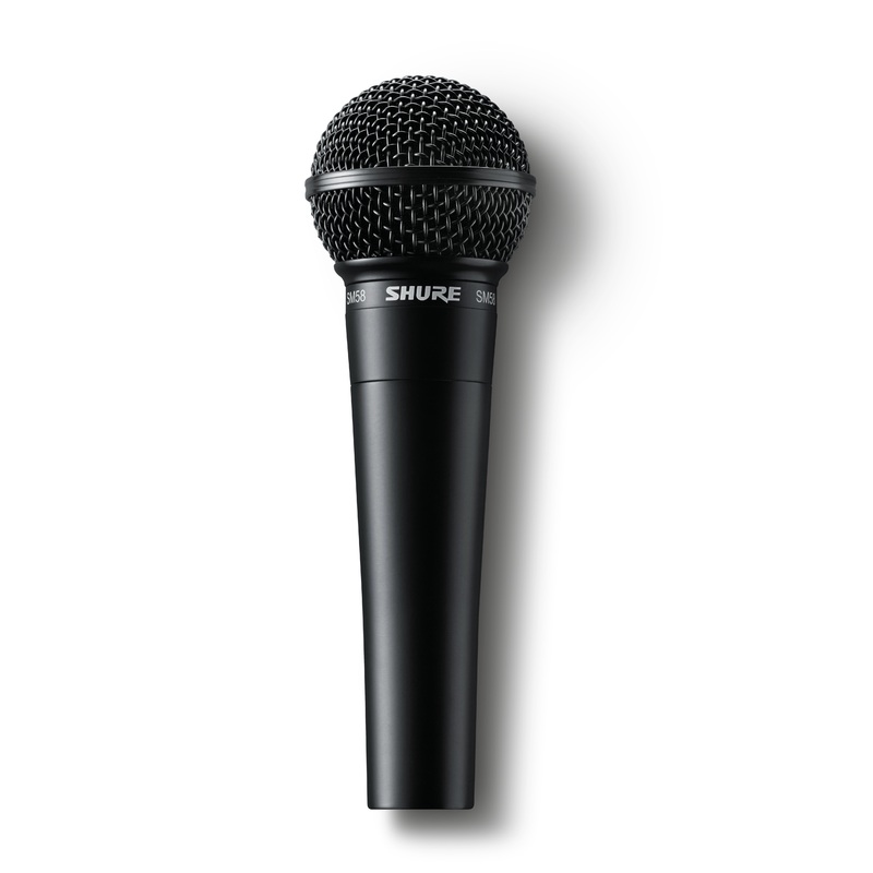 Shure SM58 Cardioid Dynamic Wired Microphone (Black Edition)