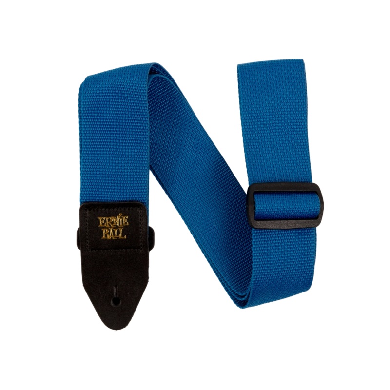 Ernie Ball 5352EB Polypro Guitar Strap (Blue & Black) – 2″