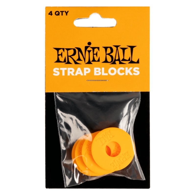 Ernie Ball 5621EB Strap Blocks (Orange)