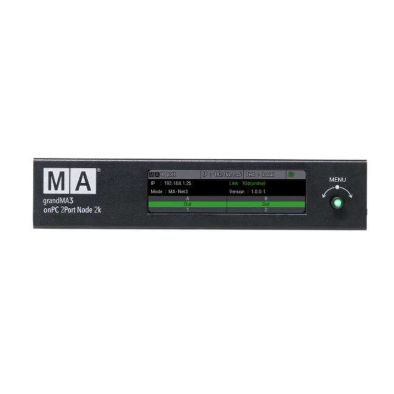 MA Lighting MA4010512-1 OnPC 2Port Node 2k PoE