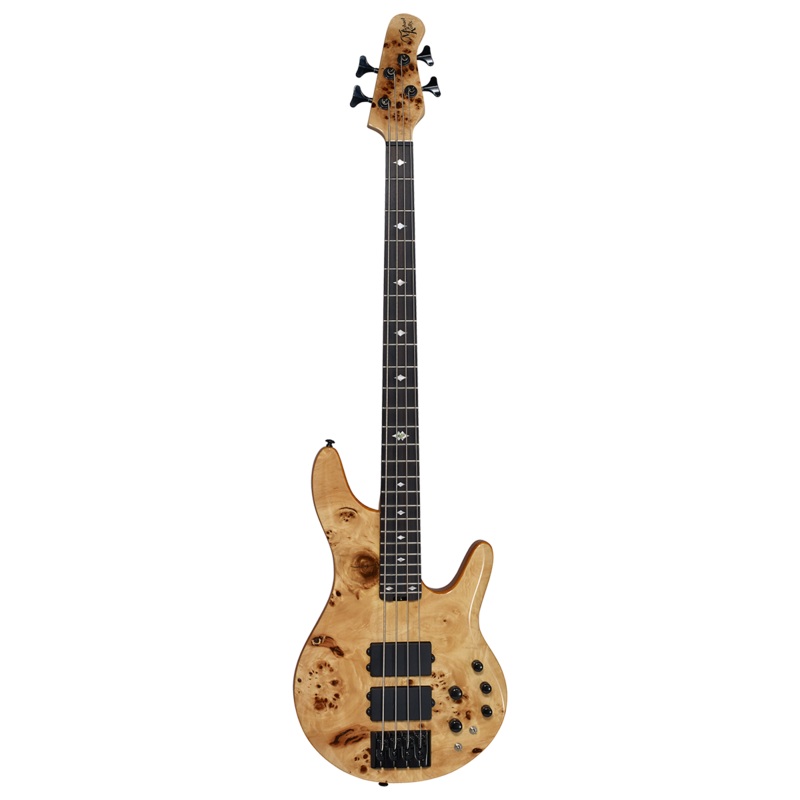 Michael Kelly MKP4CPBERU Pinnacle Electric Bass (Natural Burl) (USED)