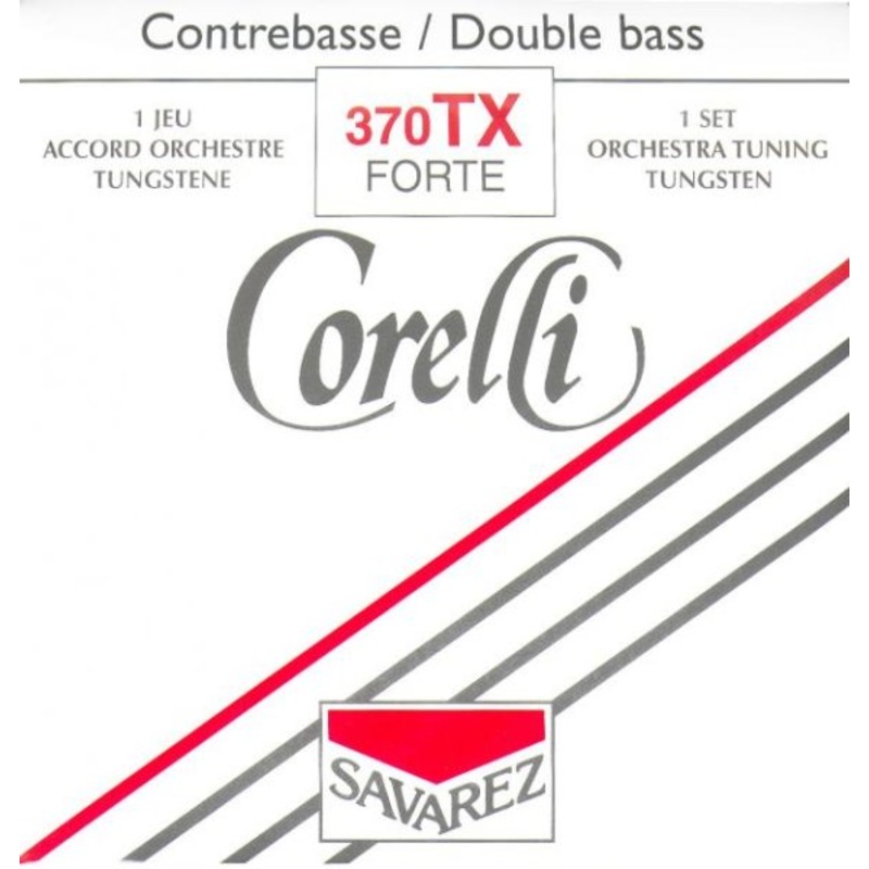 Savarez 370TX Corelli Double Bass String Set – High Tension
