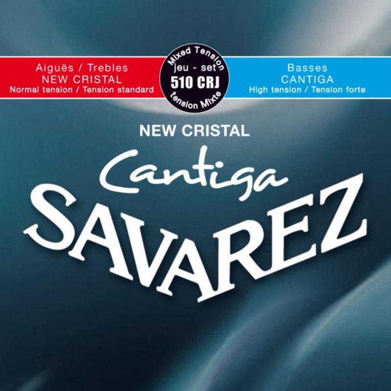 Savarez 510CRJ New Cristal Cantiga Classical Guitar String Set – Mixed Tension