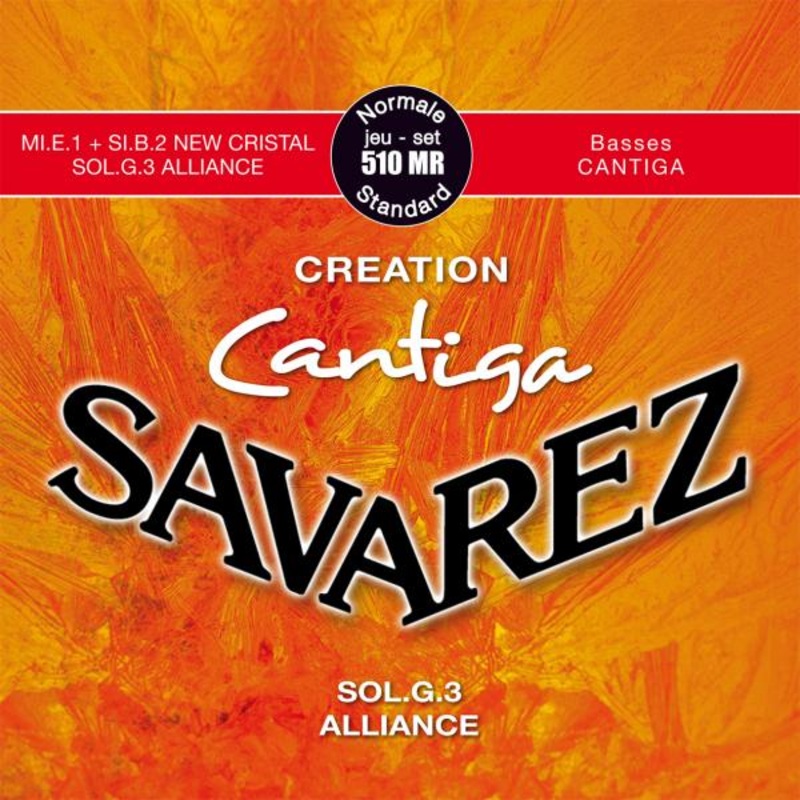Savarez 510MR Creation Cantiga Classical Guitar String Set – Normal Tension