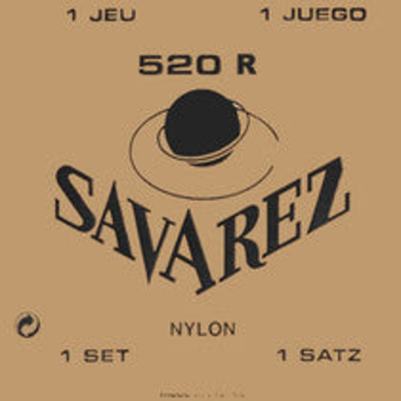 Savarez 520P3 Nylon Wound Classical Guitar String Set – High Tension