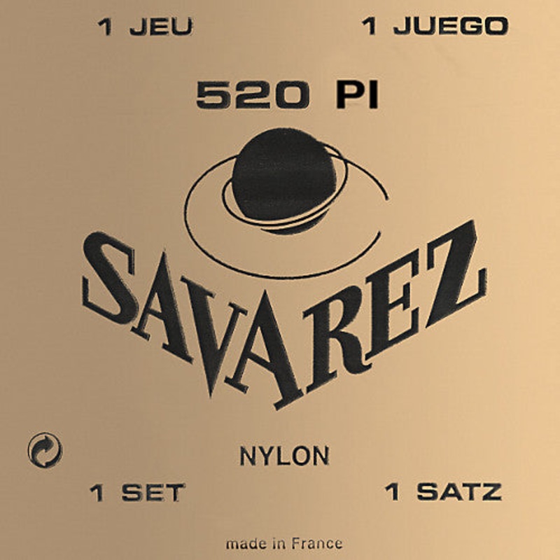Savarez 520PI Traditional Classical Guitar String Set – High Tension