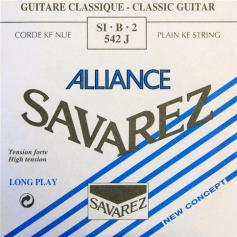 Savarez 542J Alliance KF Classical Guitar String – High Tension .0280 (10 Strings)