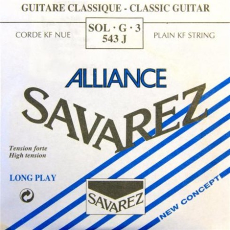 Savarez 543J Alliance KF Classical Guitar String – High Tension .0339 (10 Strings)