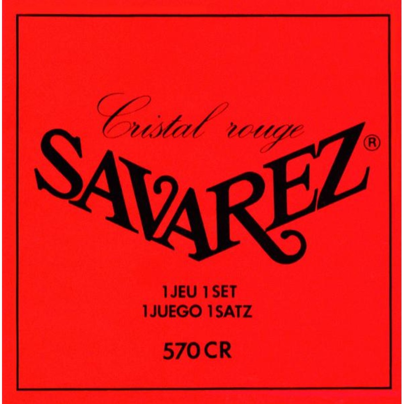 Savarez 570CR Cristal Rouge Classical Guitar Strings Set – Normal Tension
