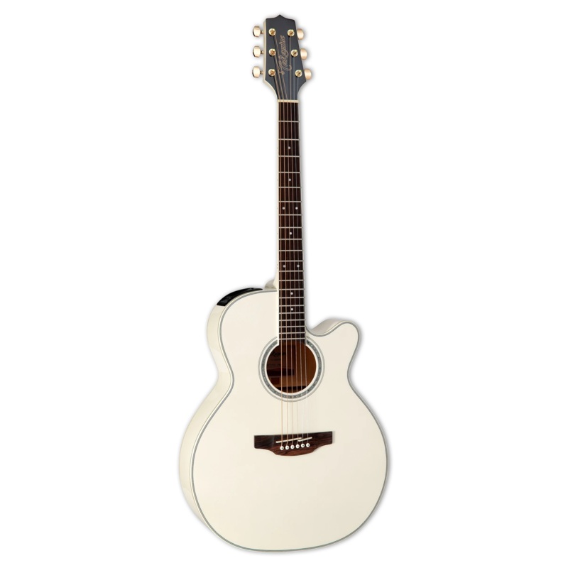 Takamine GN37CE-PW Acoustic-Electric Guitar (Pearl White)