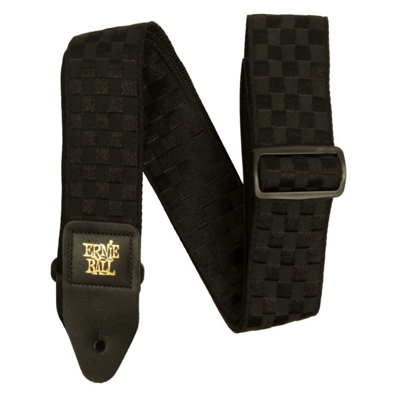 Ernie Ball 5341EB Jacquard Guitar Strap (Black Checkers)