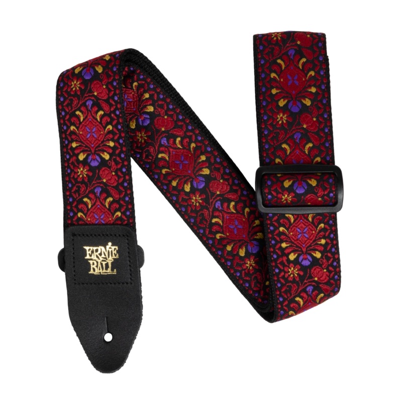 Ernie Ball 5369EB Jacquard Guitar Strap (Crimson Royal Bloom)