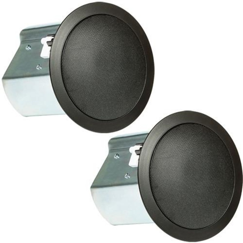 JBL CONTROL 14CT-BK Pair Professional Series Control 14Ct Two-Way 4 Coaxial Ceiling Loudspeakers Black
