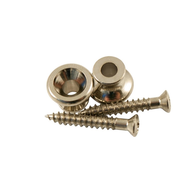Kluson KGSBN Replacement Gibson Strap Buttons (Nickel) – Set Of 2