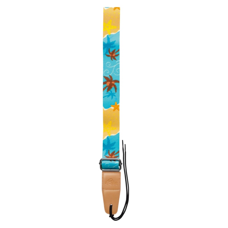 Leho LH-STR-TBAD Colourful Ukulele Strap (Tropical Beaches Adventure)