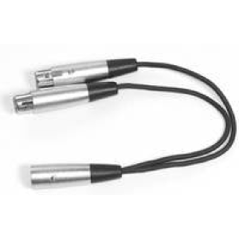 Link Audio AA10Y XLR-M to 2x XLR-F Y-Cable