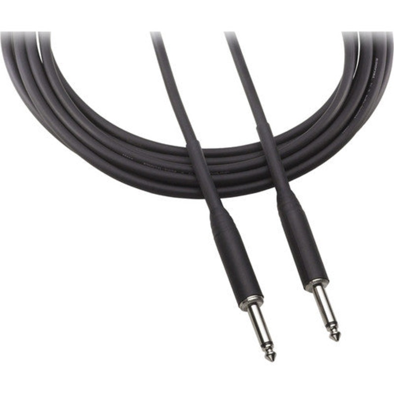 Audio-Technica AT8390-3 1/4″ Male to 1/4″ Male Instrument Cable – 3′