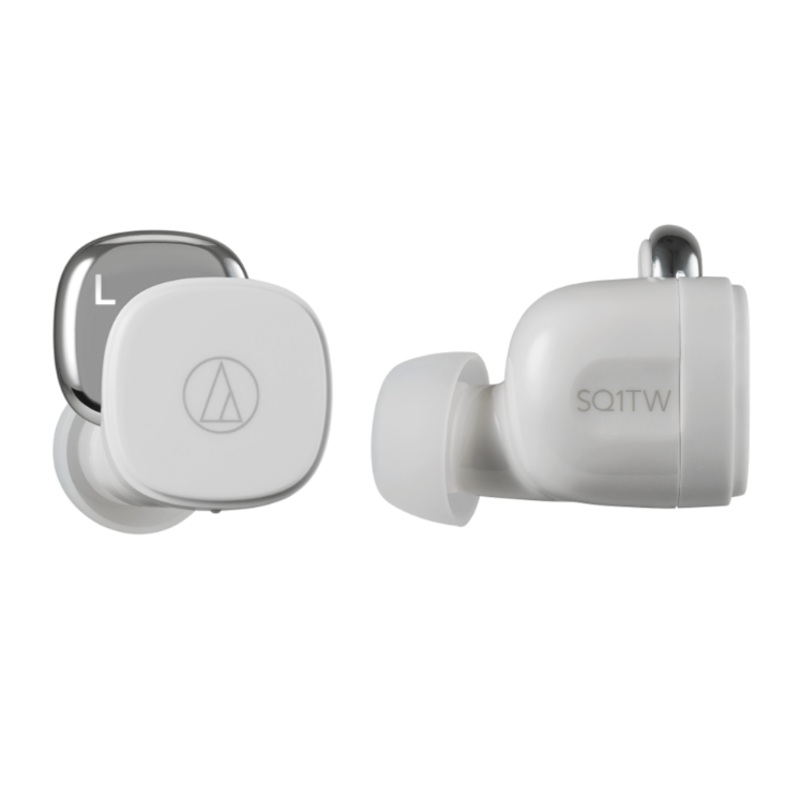 Audio-Technica ATH-SQ1TWWH Wireless In-Ear Headphones (White)