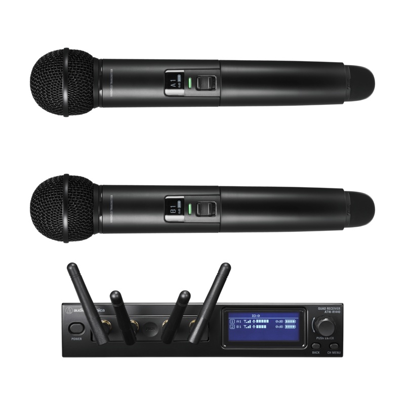 Audio-Technica ATW-1422 Dual Handheld Microphone System