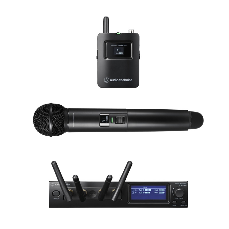 Audio-Technica ATW-1423 Dual Handheld and Body-Pack System