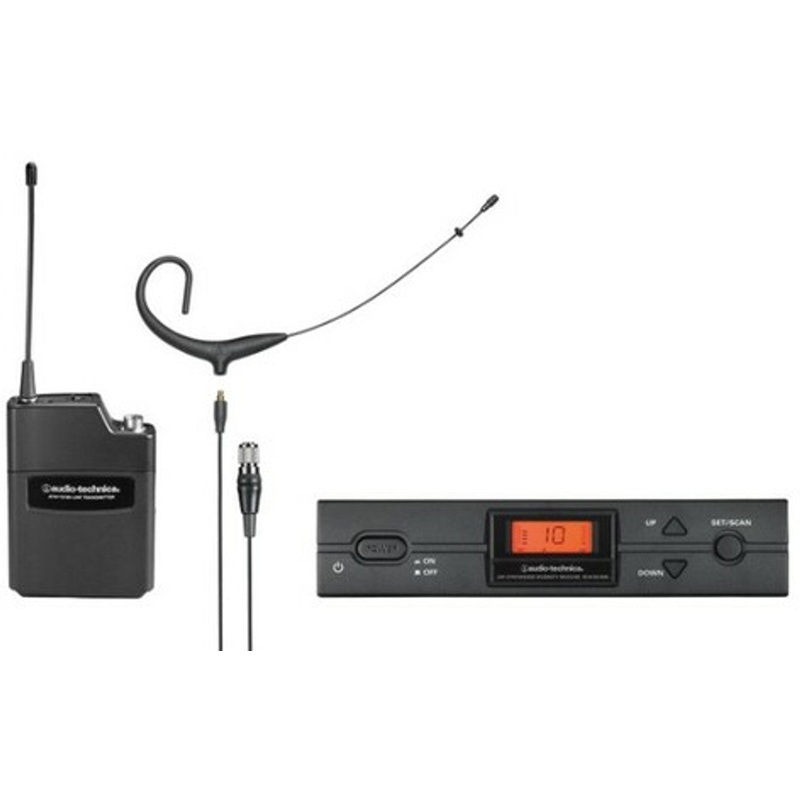Audio-Technica ATW-2192XCI Wireless Earset Mic System with BP892xcW Microphone (Black)