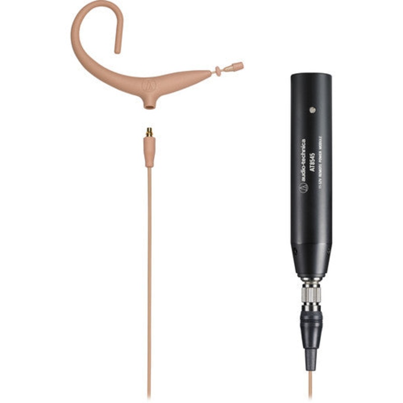 Audio-Technica BP893x-TH MicroEarset Omnidirectional Condenser Headworn Microphone – Beige