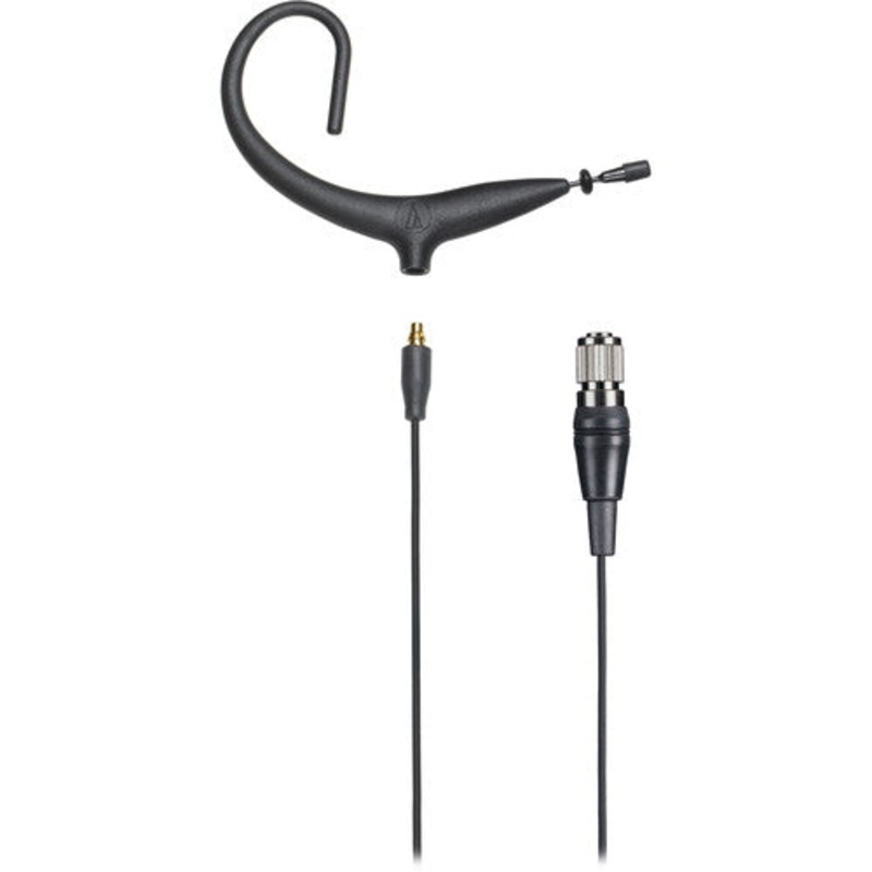 Audio-Technica BP893xCH Omnidirectional Earset and Detachable Cable w/ cH Connector – Black