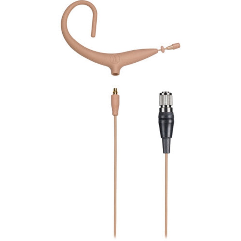 Audio-Technica BP893xCH-TH Omnidirectional Earset and Detachable Cable with cH Connector – Beige