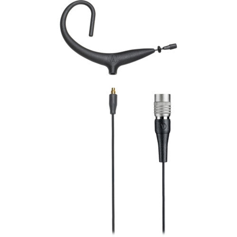 Audio-Technica BP893xCW Omnidirectional Earset and Detachable Cable w/ cW Connector – Black