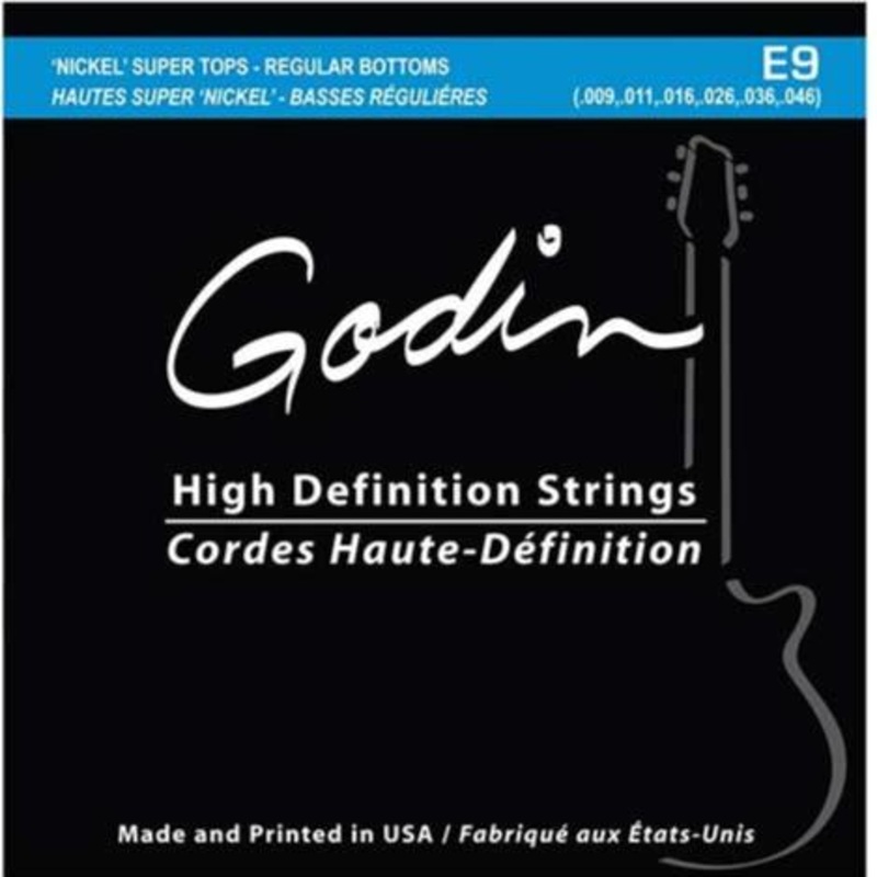 Godin Guitars E9 Electric Guitar HD Strings