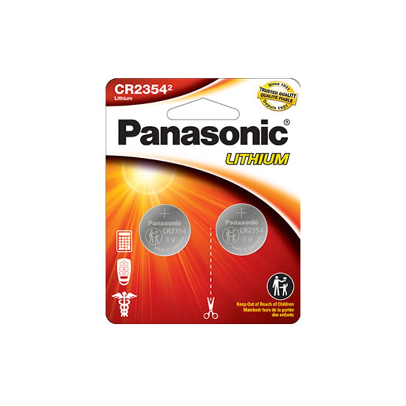Panasonic CR2354PA2BL 3.0 Volt Lithium Coin Cell Battery – 2 Pack