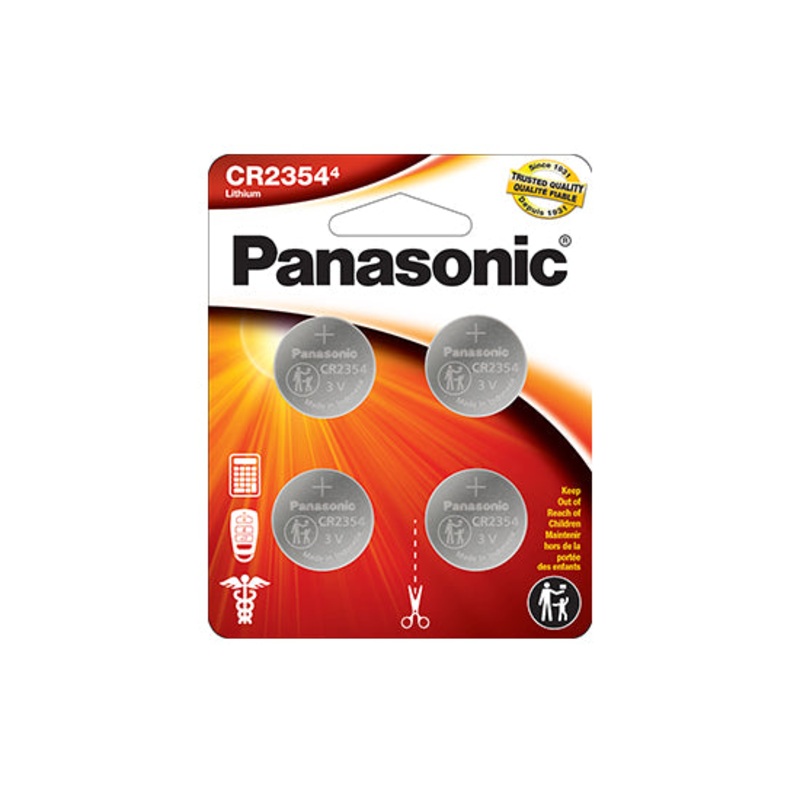 Panasonic CR2354PA4BL 3.0 Volt Lithium Coin Cell Battery – 4 Pack