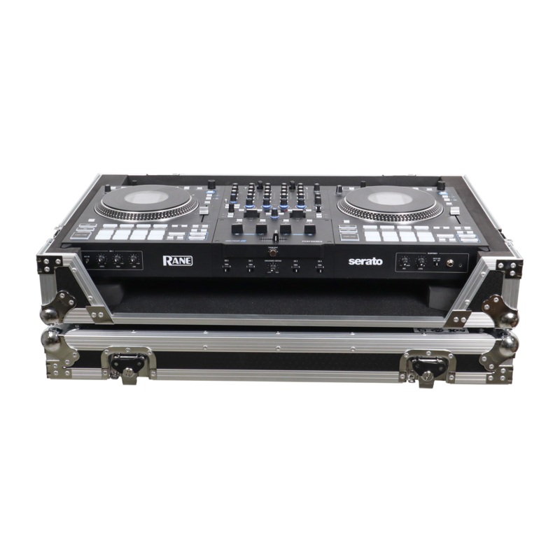 ProX XS-RANEFOURW ATA Flight Style Road Case For RANE Four or RANE Performer DJ Controller with 1U Rack Space and Wheels