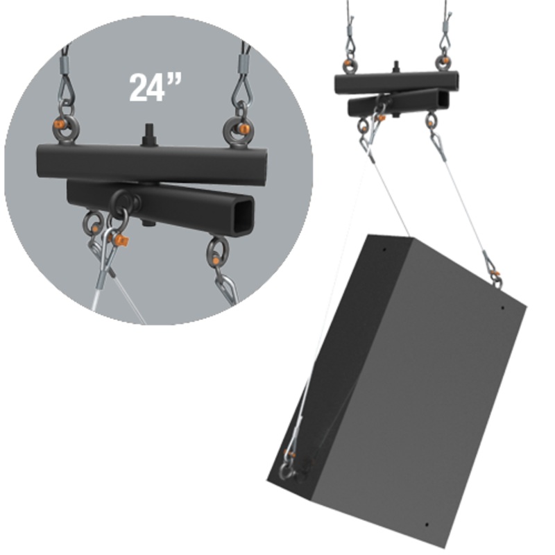 Adaptive Technologies Group SB-24 Speaker and Line Array Rigging Swivel Beam – 24″