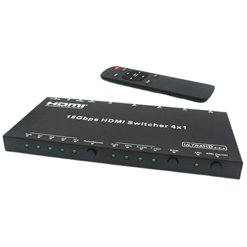 Covid SH41-220 4×1 HDMI Switcher with Audio Extractor