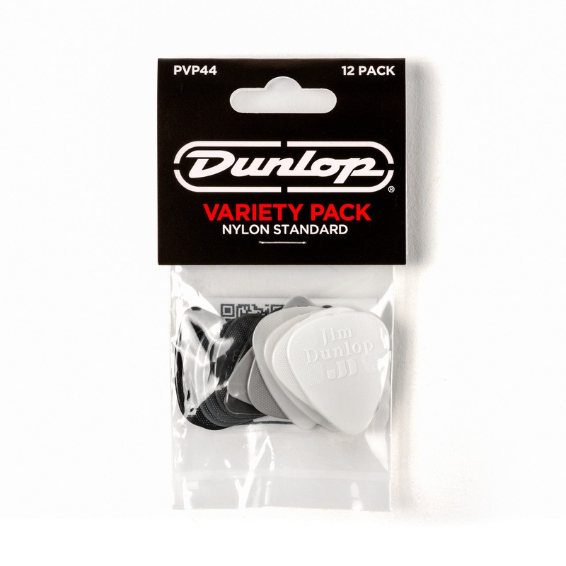 Dunlop PVP44 Nylon Standard Pick Variety Pack – 12 Pack