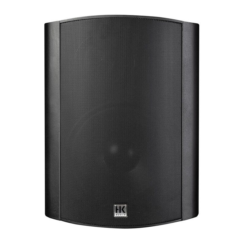 HK Audio IL80-TB Compact Speaker Install 100V 5 Taps 8 ohm (Black) – 8″