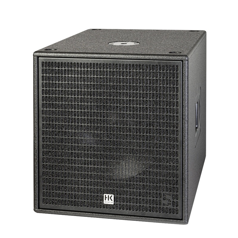 HK Audio LINEAR 5 MK II 115 SUB A 1200 Watt Active Sub DSP Out 4 EQ Presets Network – 15″