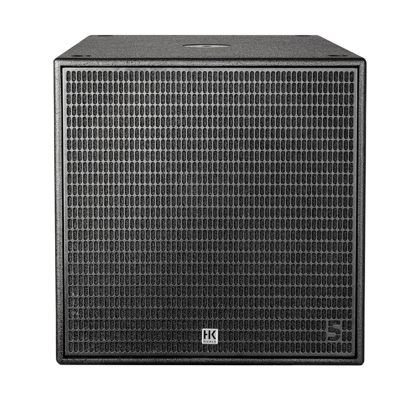 HK Audio LINEAR 5 MK II 118 SUB HPA 3000 Watt HP Active Sub DSP Out 4 EQ Presets Network – 18″
