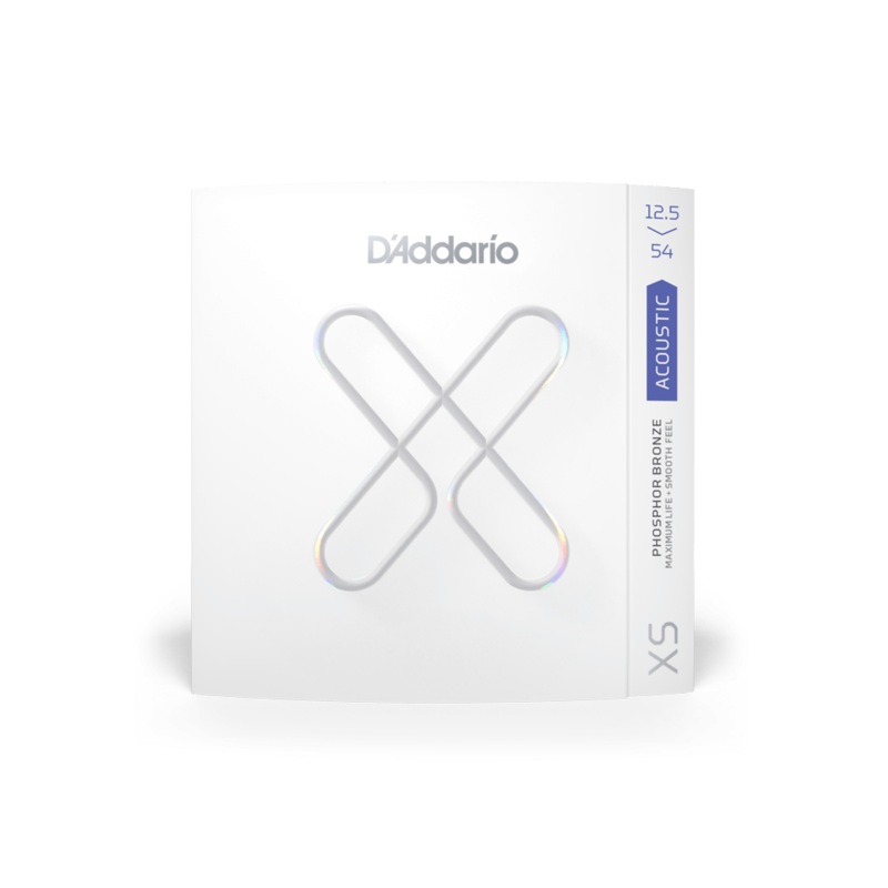 D’Addario XSAPB12554 Light Plus Coated Acoustic Guitar Strings – 6
