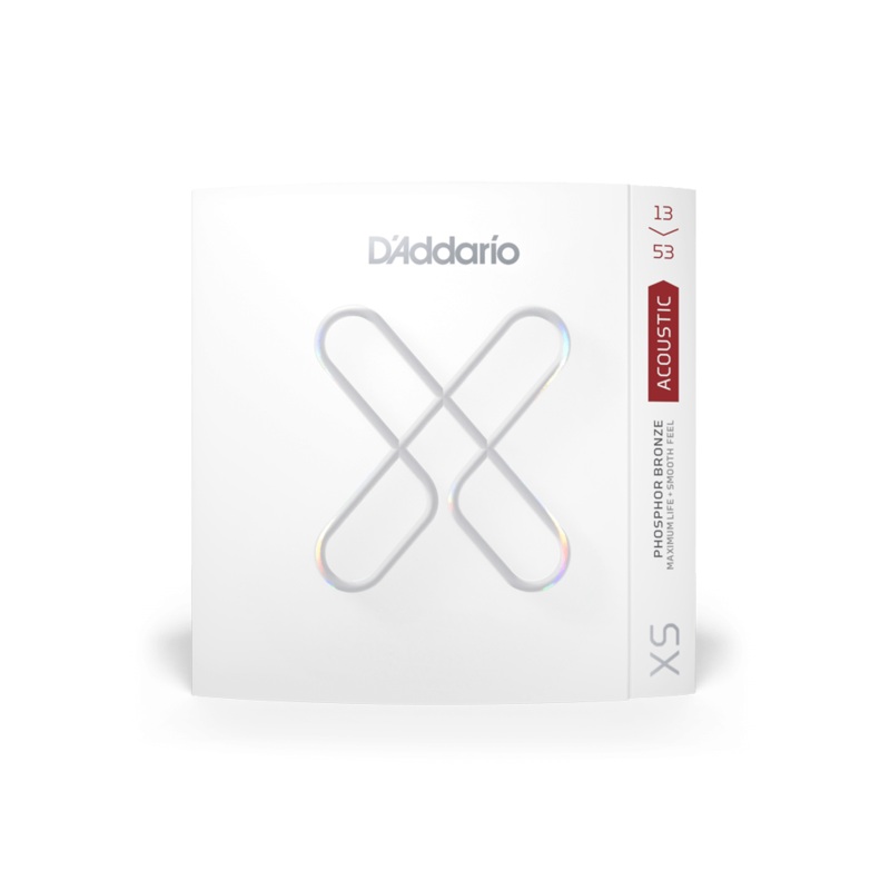D’Addario XSAPB1353 Hybrid Light Coated Acoustic Guitar Strings – 6