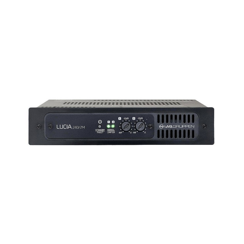 Lab Gruppen LUCIA 240/2M Compact 2 x 120 Watt Matrix Amplifier for Installation Applications